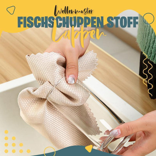 ✨€9.95✨Wellenmuster Fischschuppen Haushaltstücher